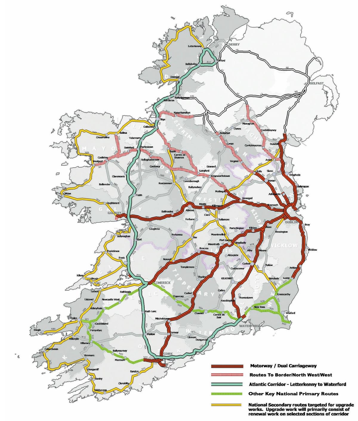 aa route planner irland karta
