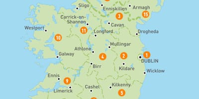 Karta över best western irland 
