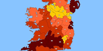 Karta över irland postnummer