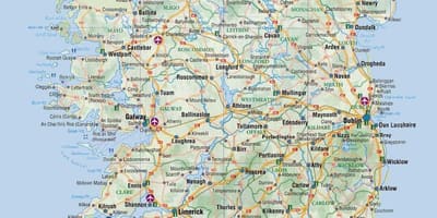 Karta för karta över irland boka