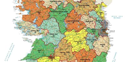 Karta av ordnance survey irland karta viewer