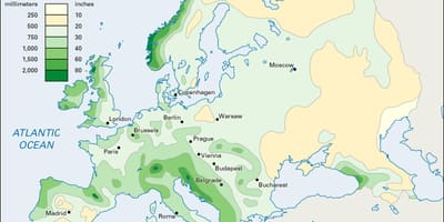 Regn karta irland