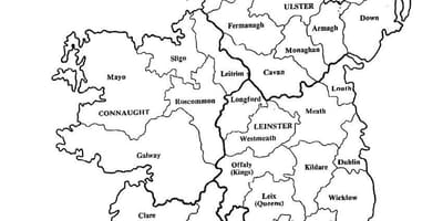 Skiss över irland